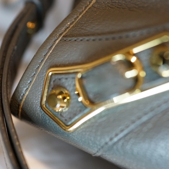 Balenciaga City Classic Metallic Edge Hardware Mini - Gray - Picture 10 of 16